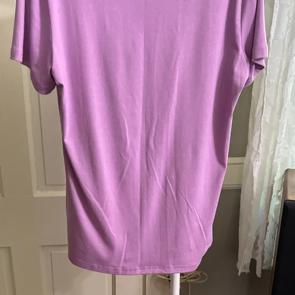Vibrant Lilac Short Sleeve Tee - Picture 5 of 6